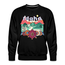 Premium Idaho Sweatshirt - Retro Boho Premium Men's Idaho Sweatshirt - black