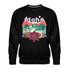 Premium Idaho Sweatshirt - Retro Boho Premium Men's Idaho Sweatshirt - black