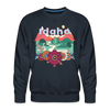 Premium Idaho Sweatshirt - Retro Boho Premium Men's Idaho Sweatshirt - navy