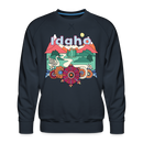 Premium Idaho Sweatshirt - Retro Boho Premium Men's Idaho Sweatshirt - navy
