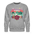 Premium California Sweatshirt - Retro Boho Premium Men's California Sweatshirt - heather grey