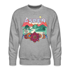 Premium Aspen, Colorado Sweatshirt - Retro Boho Premium Men's Aspen Sweatshirt - heather grey