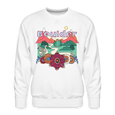 Premium Boulder, Colorado Sweatshirt - Retro Boho Premium Men's Boulder Sweatshirt - white