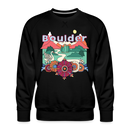Premium Boulder, Colorado Sweatshirt - Retro Boho Premium Men's Boulder Sweatshirt - black