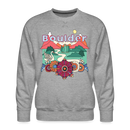 Premium Boulder, Colorado Sweatshirt - Retro Boho Premium Men's Boulder Sweatshirt - heather grey