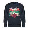 Premium Boulder, Colorado Sweatshirt - Retro Boho Premium Men's Boulder Sweatshirt - navy
