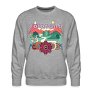 Premium Colorado Sweatshirt - Retro Boho Premium Men's Colorado Sweatshirt - heather grey