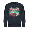 Premium Jackson Hole, Wyoming Sweatshirt - Retro Boho Premium Men's Jackson Hole Sweatshirt - navy