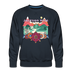 Premium Jackson Hole, Wyoming Sweatshirt - Retro Boho Premium Men's Jackson Hole Sweatshirt - navy