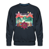 Premium North Carolina Sweatshirt - Retro Boho Premium Men's North Carolina Sweatshirt - navy