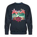 Premium North Carolina Sweatshirt - Retro Boho Premium Men's North Carolina Sweatshirt - navy