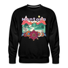Premium Montana Sweatshirt - Retro Boho Premium Men's Montana Sweatshirt - black