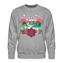 Premium Montana Sweatshirt - Retro Boho Premium Men's Montana Sweatshirt - heather grey
