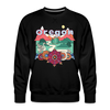 Premium Oregon Sweatshirt - Retro Boho Premium Men's Oregon Sweatshirt - black