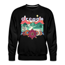 Premium Oregon Sweatshirt - Retro Boho Premium Men's Oregon Sweatshirt - black