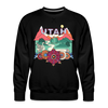 Premium Utah Sweatshirt - Retro Boho Premium Men's Utah Sweatshirt - black