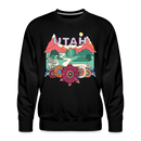 Premium Utah Sweatshirt - Retro Boho Premium Men's Utah Sweatshirt - black