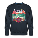 Premium Utah Sweatshirt - Retro Boho Premium Men's Utah Sweatshirt - navy