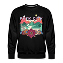 Premium Park City, Utah Sweatshirt - Retro Boho Premium Men's Park City Sweatshirt - black