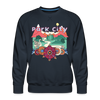 Premium Park City, Utah Sweatshirt - Retro Boho Premium Men's Park City Sweatshirt - navy