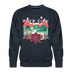 Premium Park City, Utah Sweatshirt - Retro Boho Premium Men's Park City Sweatshirt - navy