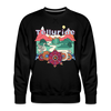 Premium Telluride, Colorado Sweatshirt - Retro Boho Premium Men's Telluride Sweatshirt - black