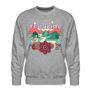 Premium Telluride, Colorado Sweatshirt - Retro Boho Premium Men's Telluride Sweatshirt - heather grey
