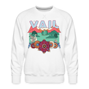 Premium Vail, Colorado Sweatshirt - Retro Boho Premium Men's Vail Sweatshirt - white