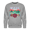 Premium Vail, Colorado Sweatshirt - Retro Boho Premium Men's Vail Sweatshirt - heather grey