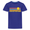 Fayetteville, Arkansas - Premium Youth T-Shirt - royal blue
