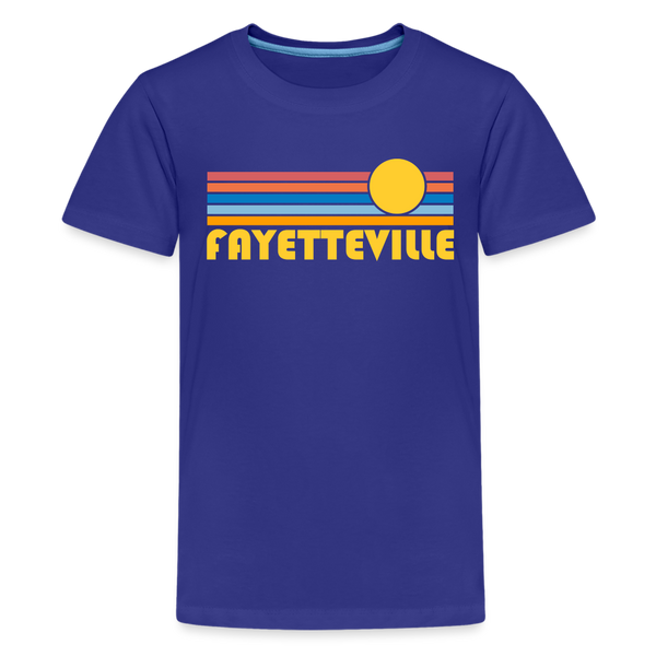 Fayetteville, Arkansas - Premium Youth T-Shirt - royal blue