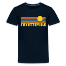 Fayetteville, Arkansas - Premium Youth T-Shirt - deep navy