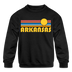 Arkansas - Youth Crewneck Sweatshirt - black