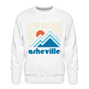 Premium Asheville, North Carolina Sweatshirt - Min Mountain - white