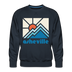 Premium Asheville, North Carolina Sweatshirt - Min Mountain - navy