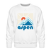 Premium Aspen, Colorado Sweatshirt - Min Mountain - white