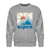 Premium Aspen, Colorado Sweatshirt - Min Mountain - heather grey