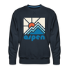 Premium Aspen, Colorado Sweatshirt - Min Mountain - navy