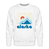 Alaska Sweatshirt - Min Mountain - white