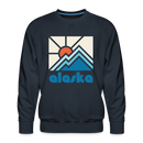 Alaska Sweatshirt - Min Mountain - navy
