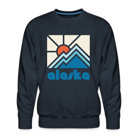 Alaska Sweatshirt - Min Mountain - navy