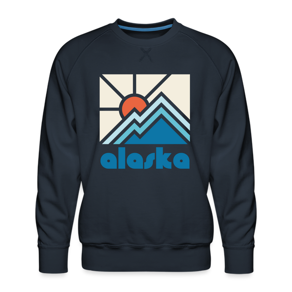 Alaska Sweatshirt - Min Mountain - navy