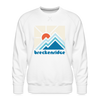 Premium Breckenridge, Colorado Sweatshirt - Min Mountain - white