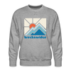 Premium Breckenridge, Colorado Sweatshirt - Min Mountain - heather grey