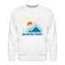 Premium Jackson Hole, Wyoming Sweatshirt - Min Mountain - white