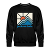 Premium Jackson Hole, Wyoming Sweatshirt - Min Mountain - black