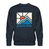 Premium Jackson Hole, Wyoming Sweatshirt - Min Mountain - navy