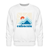 California Sweatshirt - Min Mountain - white