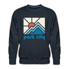 Premium Park City, Utah Sweatshirt - Min Mountain - navy