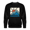 Premium Mammoth, California Sweatshirt - Min Mountain - black